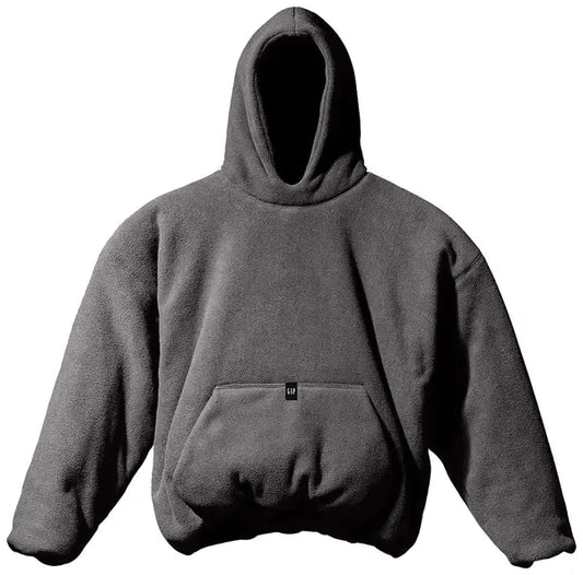 Yeezy Gap Engineered by Balenciaga Polar Fleece Padded Hoodie 'Dark Grey'