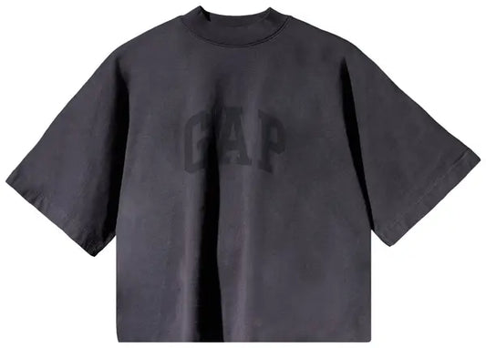 Yeezy Gap Engineered by Balenciaga Cropped Dove No Seam Tee 'Black'